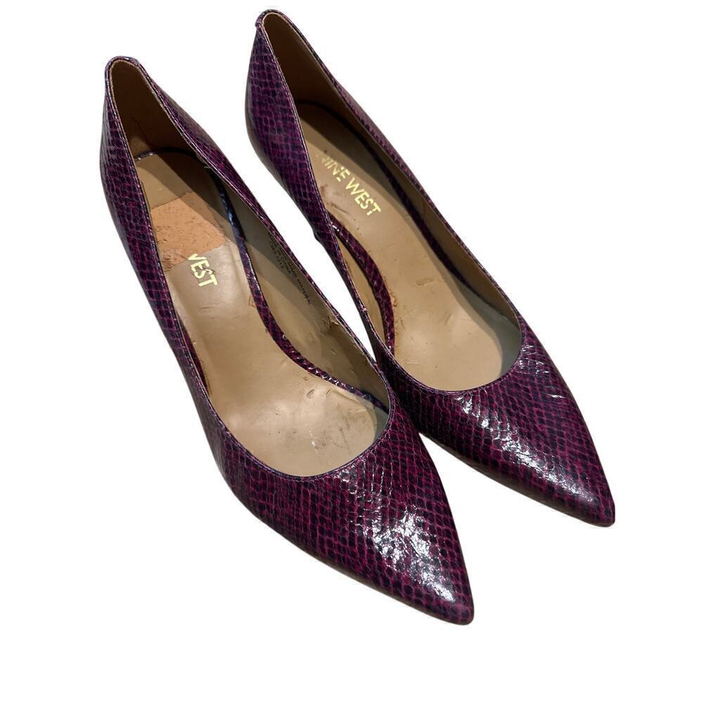 Nine West Heels, Women’s size 6,, burgundy